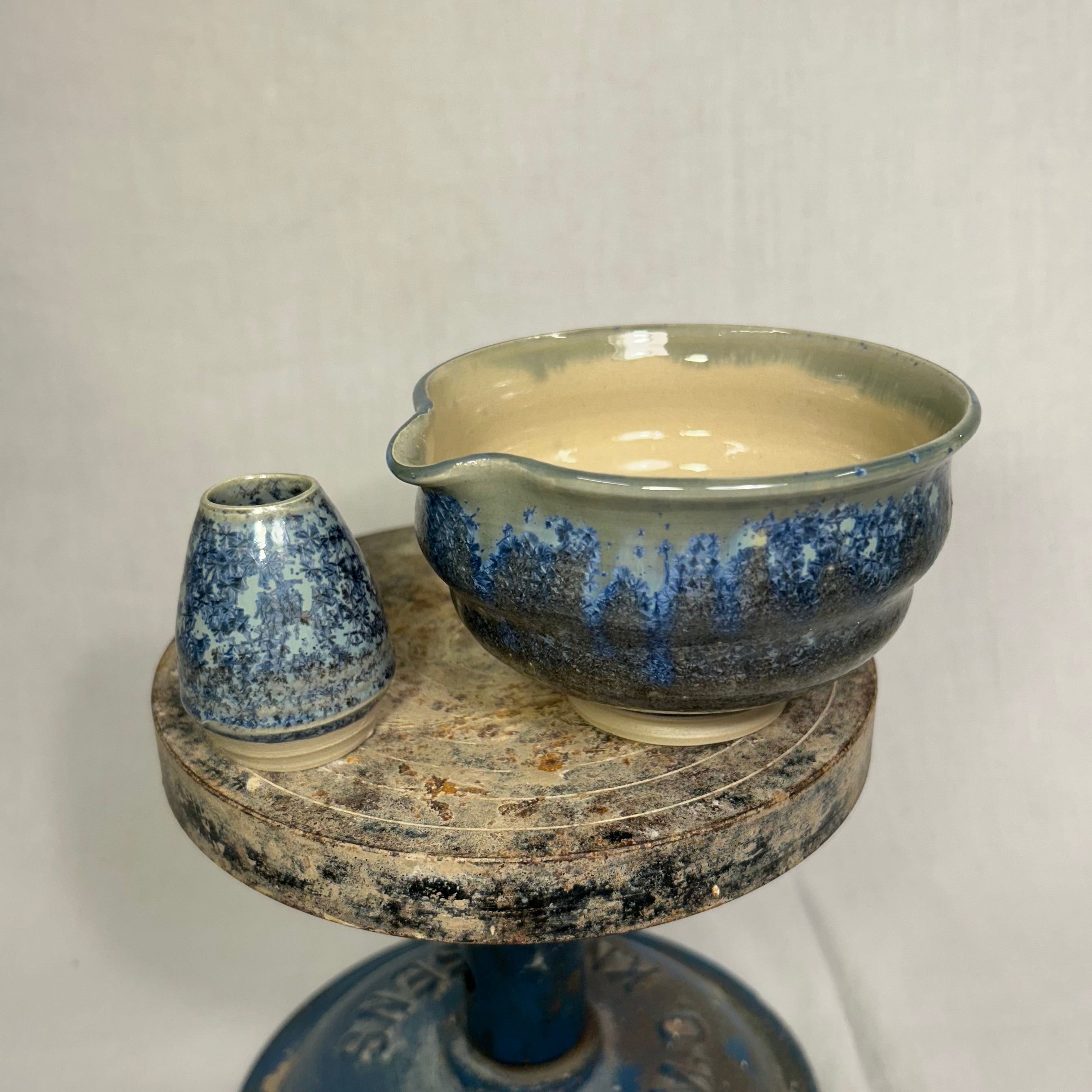 Matcha-sæt, "Dyb-Blå Krystal"