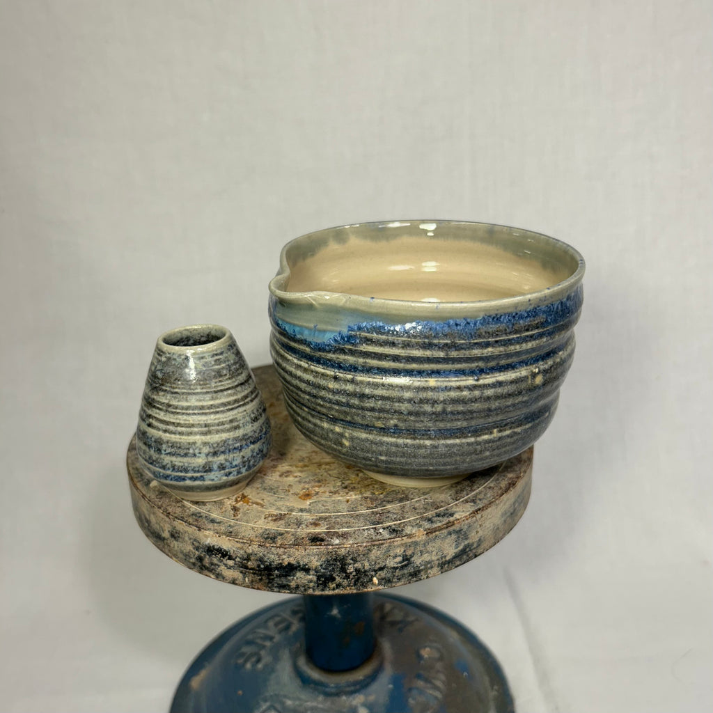 Matcha-sæt, "Dyb-Blå Krystal"