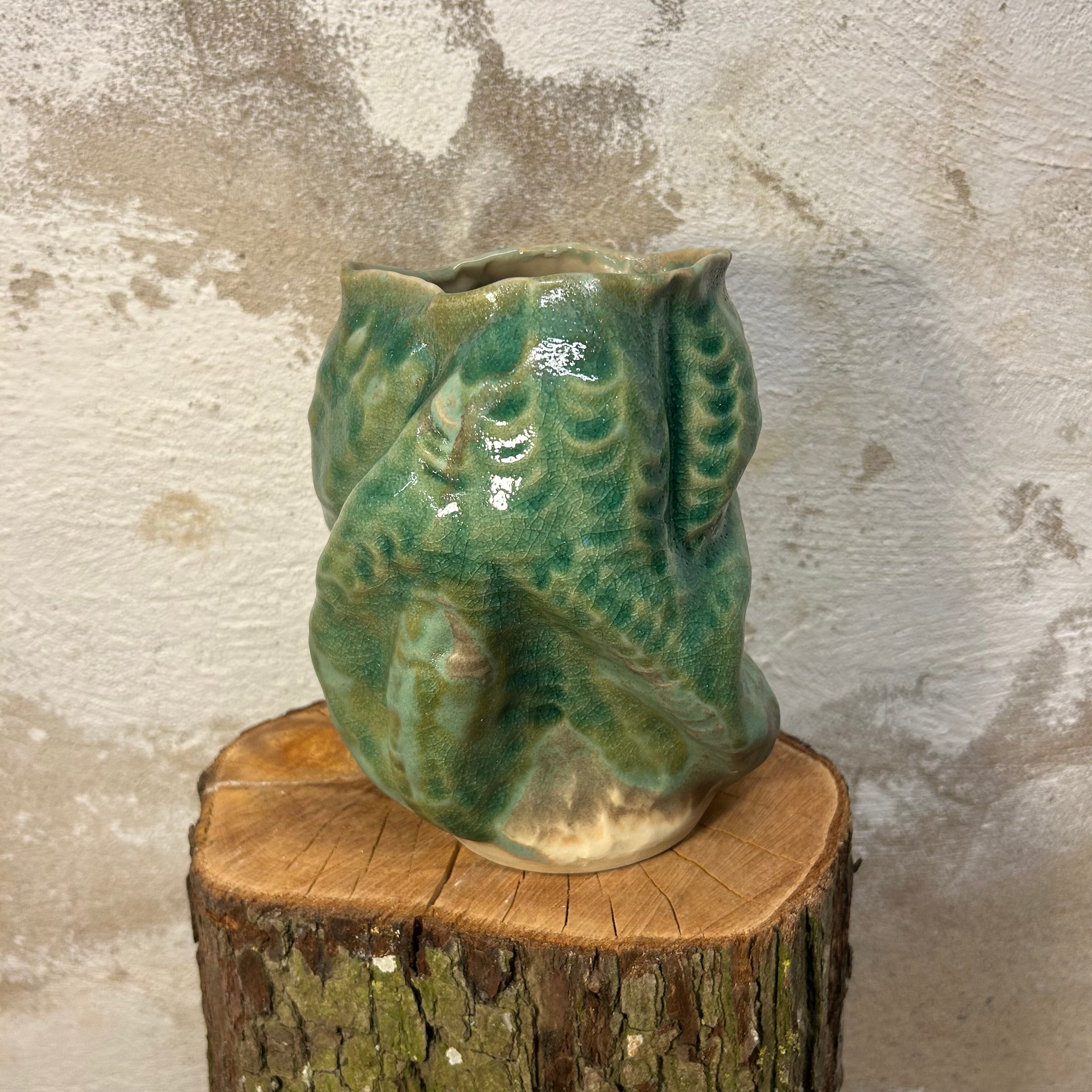 Koral-vase "Matcha-grøn"