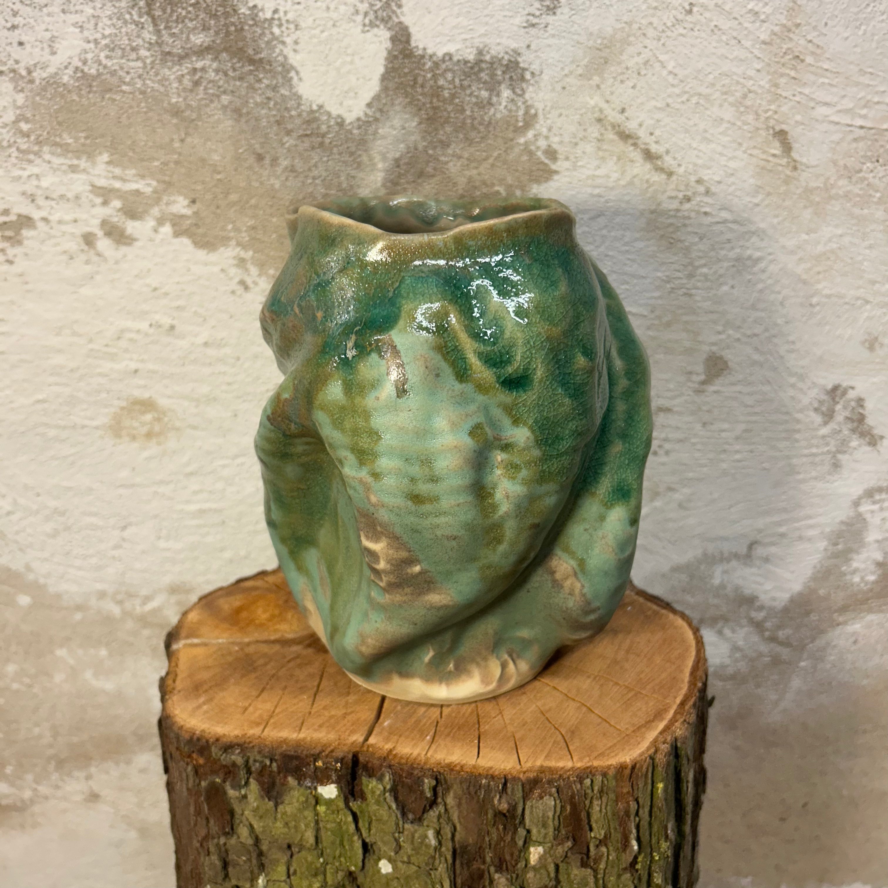 Koral-vase "Matcha-grøn"
