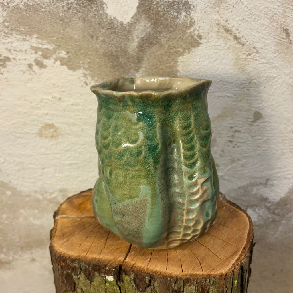 Koral-vase, "Matcha-grøn"