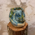 Koral-vase, Bombeglasur