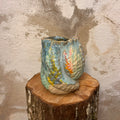 Koral-vase, "Bombeglasur"